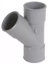 Culotte PVC 45° triple femelle ø40 - NICOLL