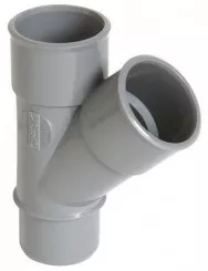 Culotte PVC 45° mâle femelle ø50 - NICOLL