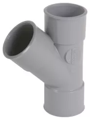 Culotte PVC 45° triple femelle ø110 - NICOLL