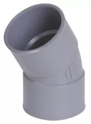 Coude PVC 30° double femelle ø32 - NICOLL