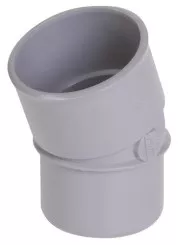 Coude PVC 20° mâle femelle ø80 - NICOLL