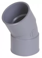 Coude PVC 30° double femelle ø100 - NICOLL