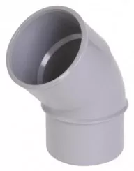 Coude PVC 45° mâle femelle ø125 - NICOLL
