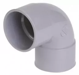 Coude PVC 87°30 double femelle ø125 - NICOLL