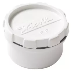 Tampon de visite blanc PVC mâle femelle ø40 avec bouchon - NICOLL
