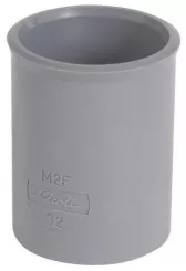 Manchon PVC butée double femelle ø32 - NICOLL