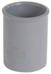 Manchon PVC butée double femelle ø75 - NICOLL