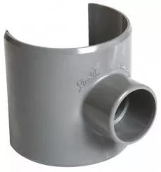 Selle de branchement 90° PVC mâle ø100 femelle ø40 - NICOLL