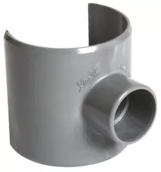 Selle de branchement 90° PVC mâle ø80/75 femelle ø40 - NICOLL