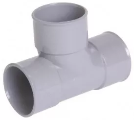 Té pied de biche PVC 87°30 triple femelle ø50 - NICOLL