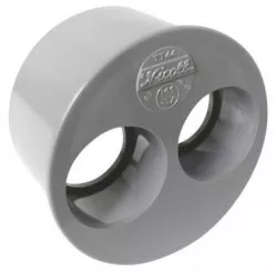 Tampon de réduction double PVC pour tube non premanchonne mâle ø93 femelle ø40 - NICOLL