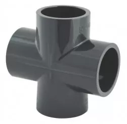 Croix femelle PVC Pression ø63