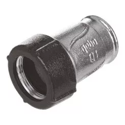 Raccord femelle à compression ø15 - 15/21 pour tubes acier et PE GEBOQUICK