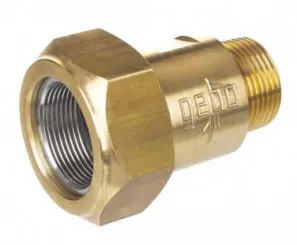 Raccord à compression laiton pour tube acier ø20 - M20/27 - GEBOBRASS