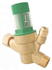 Régulateur de pression à membrane mâle écrou tournant 20/27