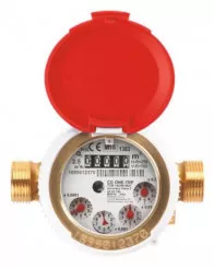 Compteur d'eau à jet unique CD ONE DN25 eau chaude