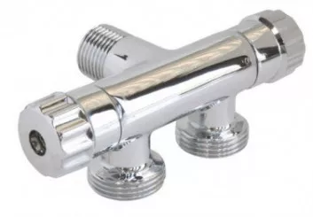 Robinet de piquage double anticalcaire