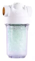 Mini filtre anticalcaire pour chauffe eau double action