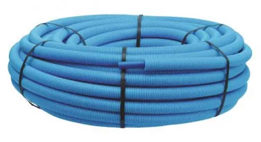 Tube PER gainé bleu ø12 100m