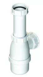 Siphon d'évier à hauteur réglable de 90 à 155mm ø40
