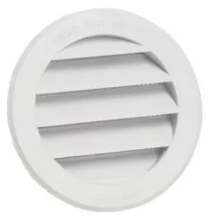 Grille de ventilation ronde ø125 avec moustiquaire amovible