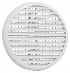 Grille de ventilation ronde ø125-160 universelle avec moustiquaire amovible