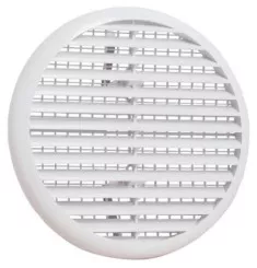 Grille de ventilation ronde ø125-160 universelle avec moustiquaire amovible