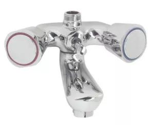 Mélangeur de bain-douche chromé entraxe 110mm