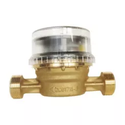 Compteur d'eau divisionnaire eau froide à jet unique à lecture directe m20/27