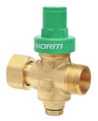 Réducteur de pression à piston mâle écrou tournant 20/27