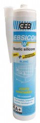 Mastic silicone GEBSICONE W2 blanc - GEB