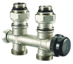 Distributeur thermostatisable bitube raccord au sol 3/4EK-15/21