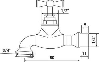 Robinet de puisage tête à potence
