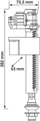 Robinet flotteur 99b alimentation basse - SIAMP