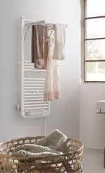 Radiateur sèche-serviettes électrique DRYER 500W tubes droits - DELTACALOR
