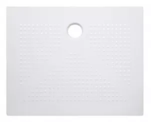Receveur de douche céramique ultra-plat 3,5 cm blanc 80x100cm