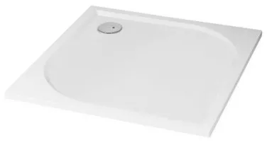 Receveur de douche extra-plat en béton de synthèse 80x80cm