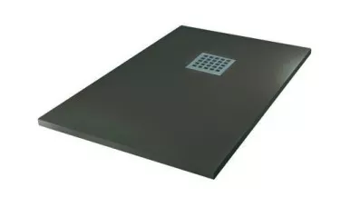 Receveur de douche résine de synthèse MINA gris anthracite 70x120