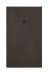 Receveur de douche résine de synthèse RECEA noir 80x120