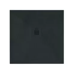 Receveur de douche résine de synthèse RECEA noir 90x90