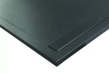 Receveur de douche caniveau résine de synthèse RUNA noir 90x90