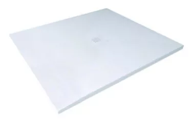 Receveur de douche résine de synthèse RECEA blanc 80x100