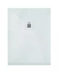 Receveur de douche résine de synthèse RECEA blanc 90x100