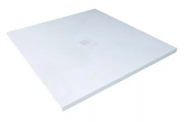 Receveur de douche résine de synthèse RECEA blanc 100x100