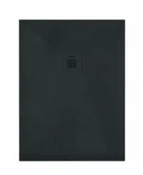 Receveur de douche résine de synthèse RECEA noir 70x90