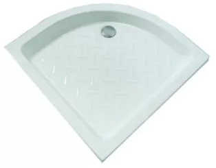 Receveur de douche quart de cercle 80cm céramique MIQUE