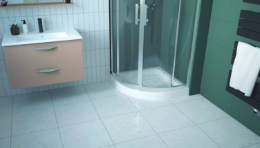 Receveur de douche quart de cercle 80cm céramique MIQUE
