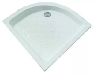 Receveur de douche quart de cercle 90cm céramique MIQUE