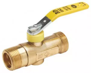 Robinet de chaufferie JPG double mâle 40/49 - BANIDES