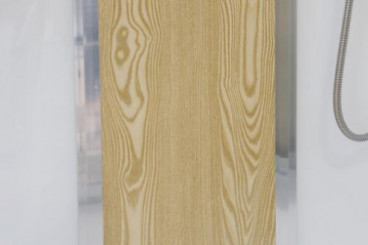 Cabine de douche accès de face avec toit 80x120cm